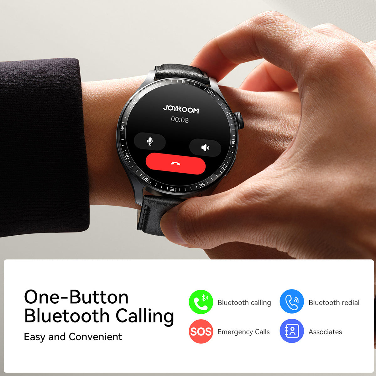 JOYROOM JR-FC2 Pro Classic Series Smart Watch - Hugmie