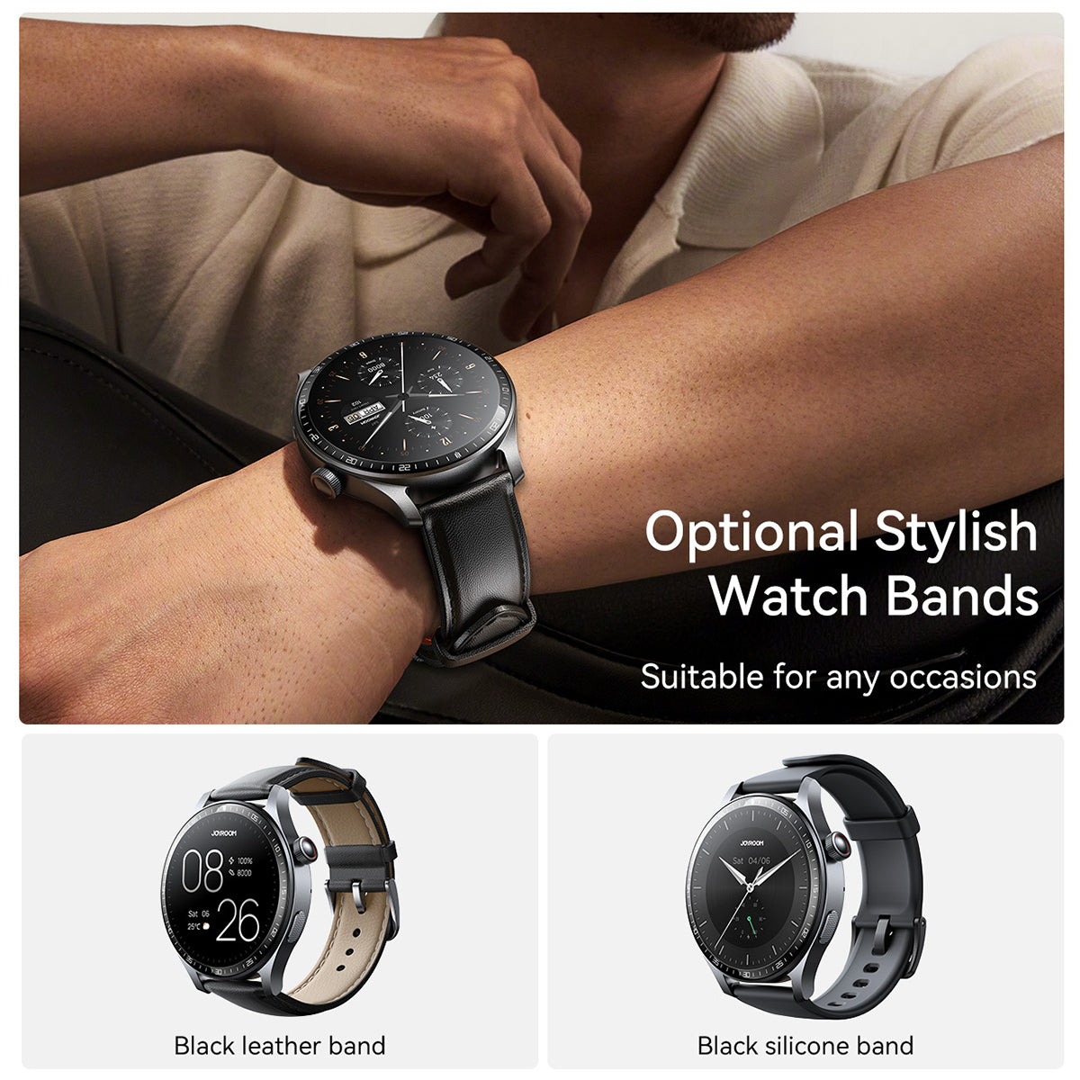 JOYROOM JR-FC2 Pro Classic Series Smart Watch - Hugmie