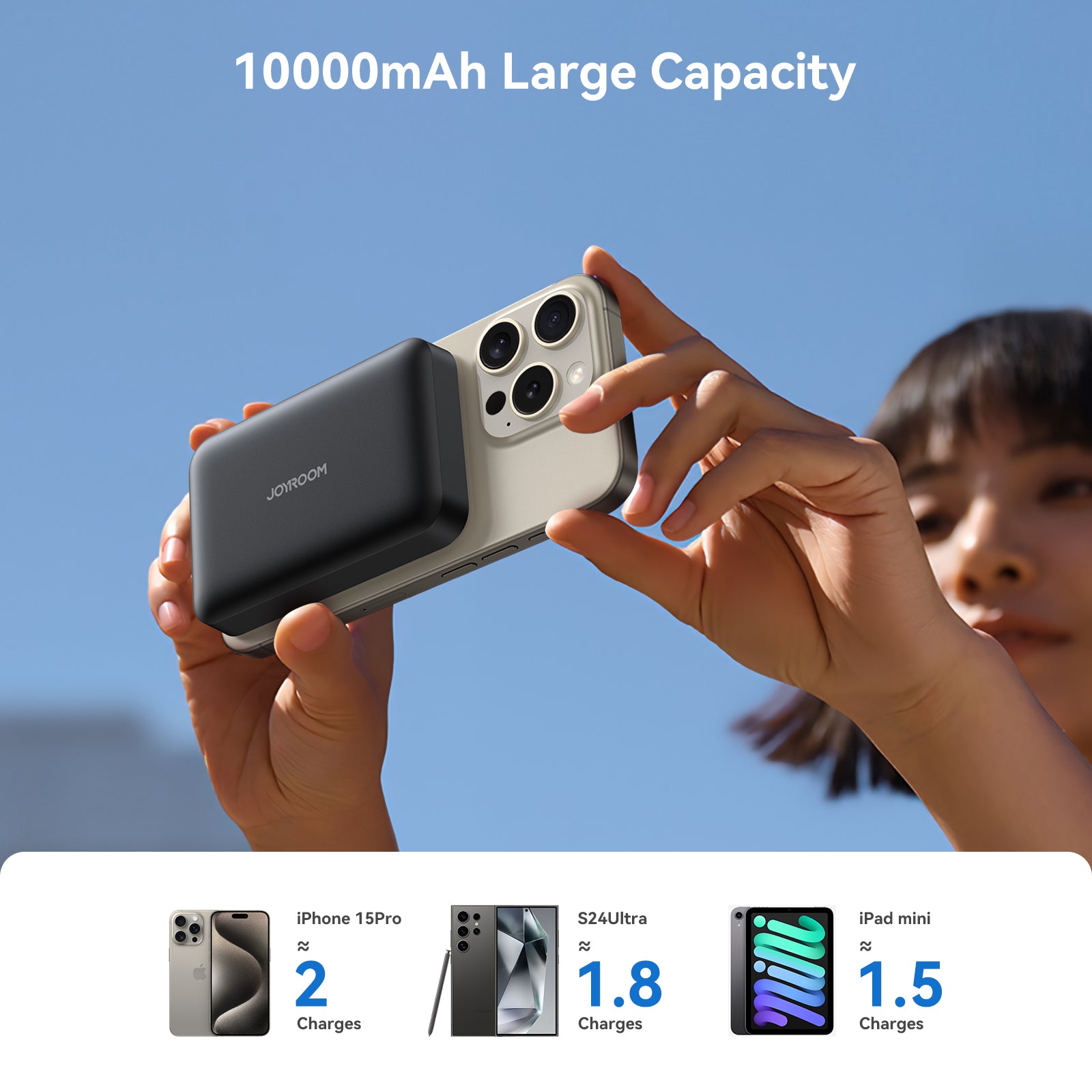 JOYROOM JR-W020 PD20W Magnetic Wireless Power Bank 10000mAh