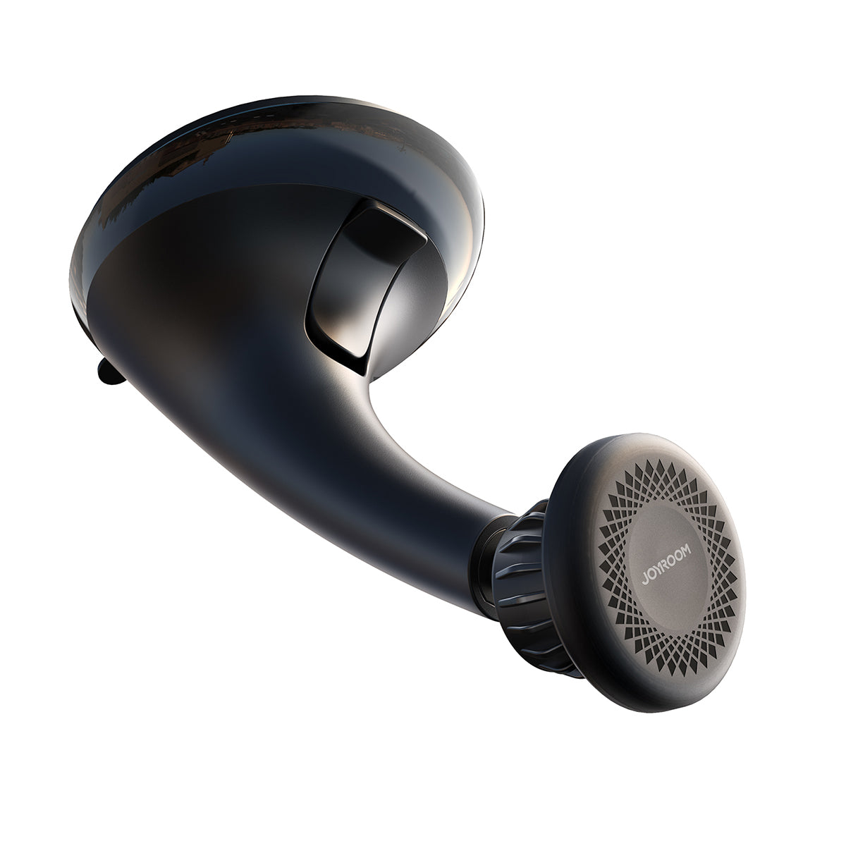 Bottom view of JOYROOM JR-ZS356 Magnetic Car Phone Holder showing suction cup base and magnetic head for secure phone attachment.