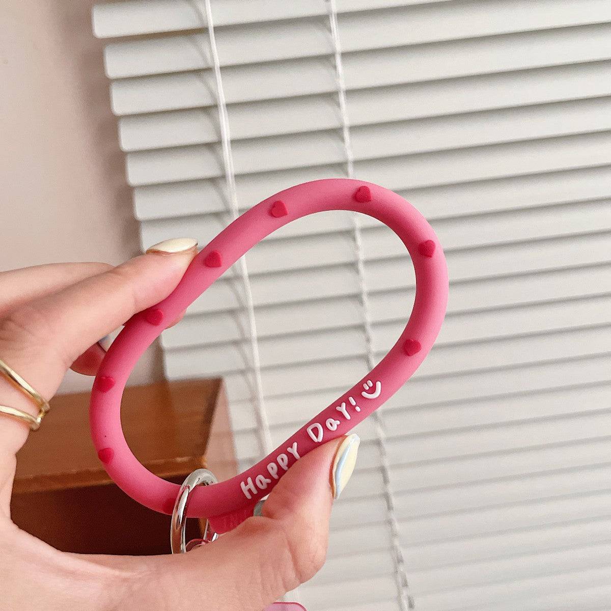 Cute Donut Universal Silicone Phone Wrist Lanyard - Hugmie