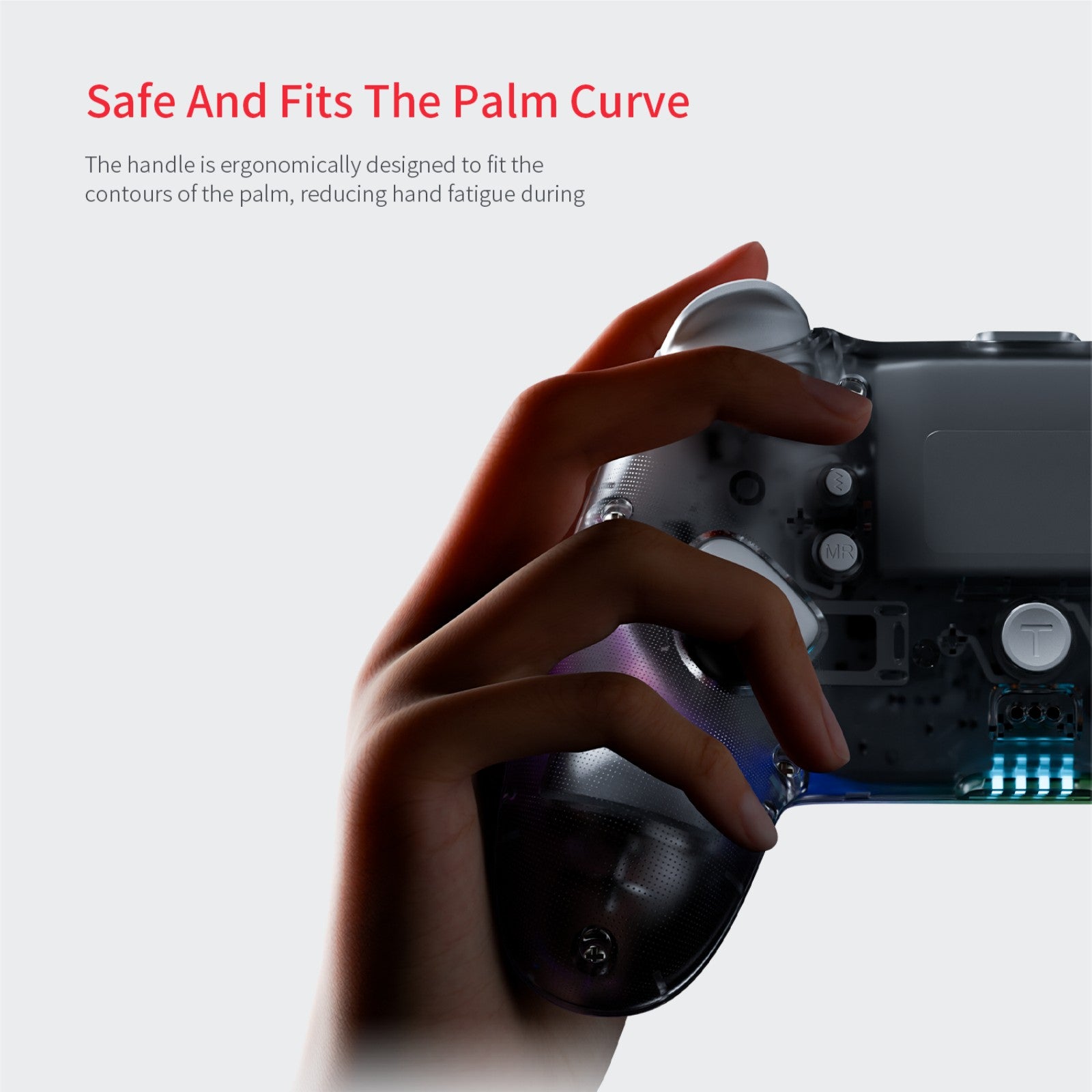 LinYuo KS55 Transparent Game Controller + Charging Dock