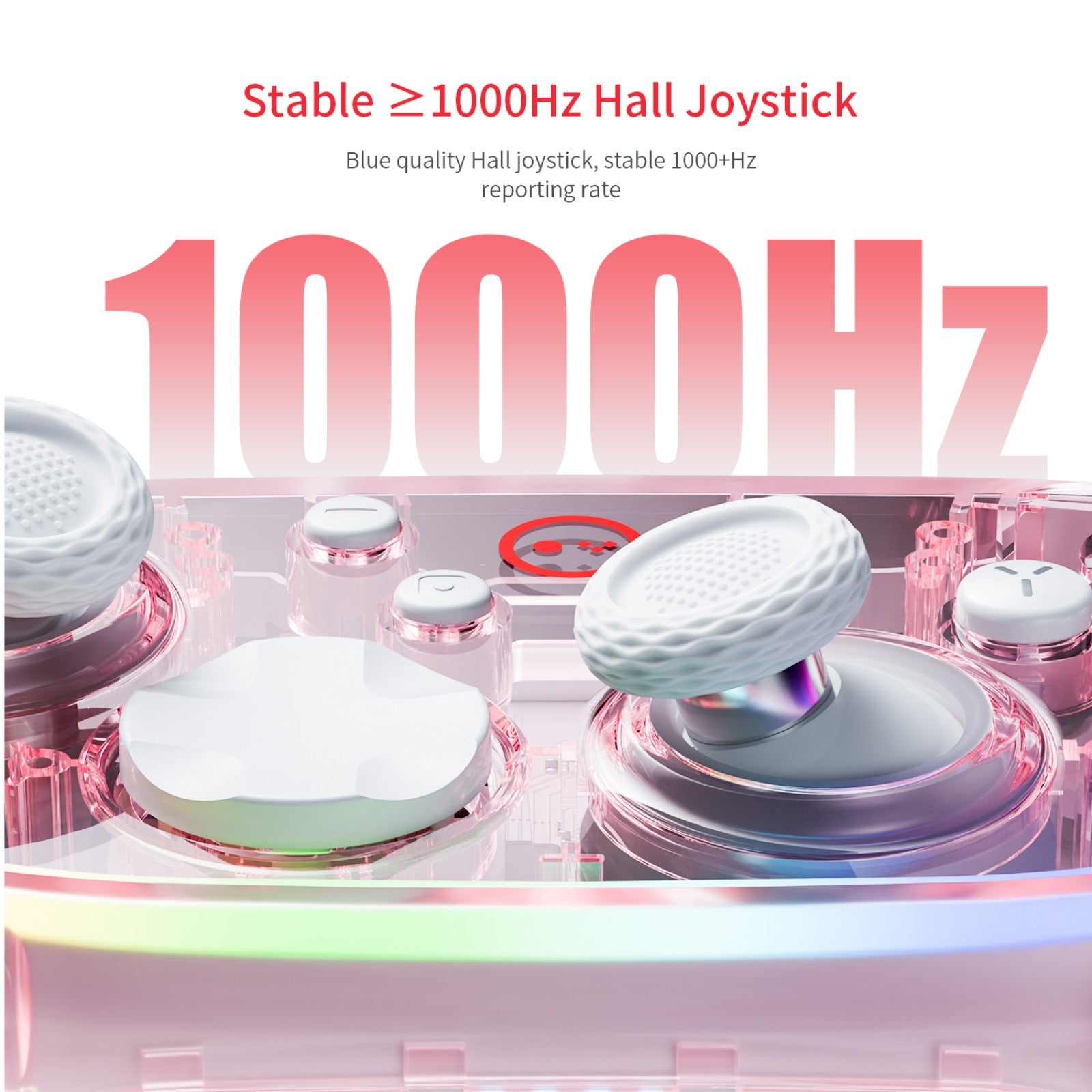 LinYuo KS55 Transparent Game Controller + Charging Dock