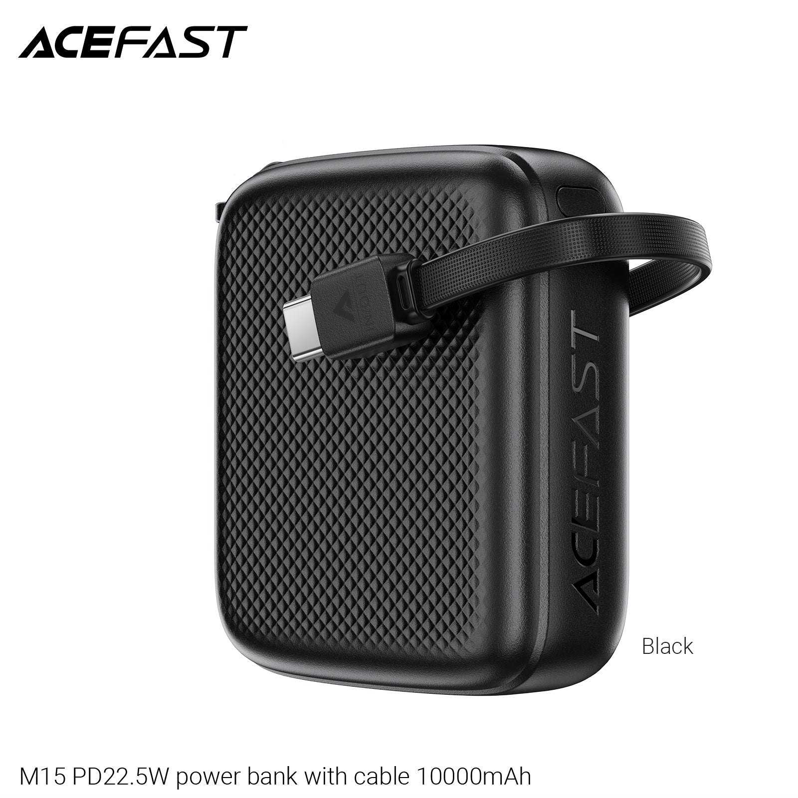 ACEFAST M15 PD22.5W Power Bank with Cable 10000mAh