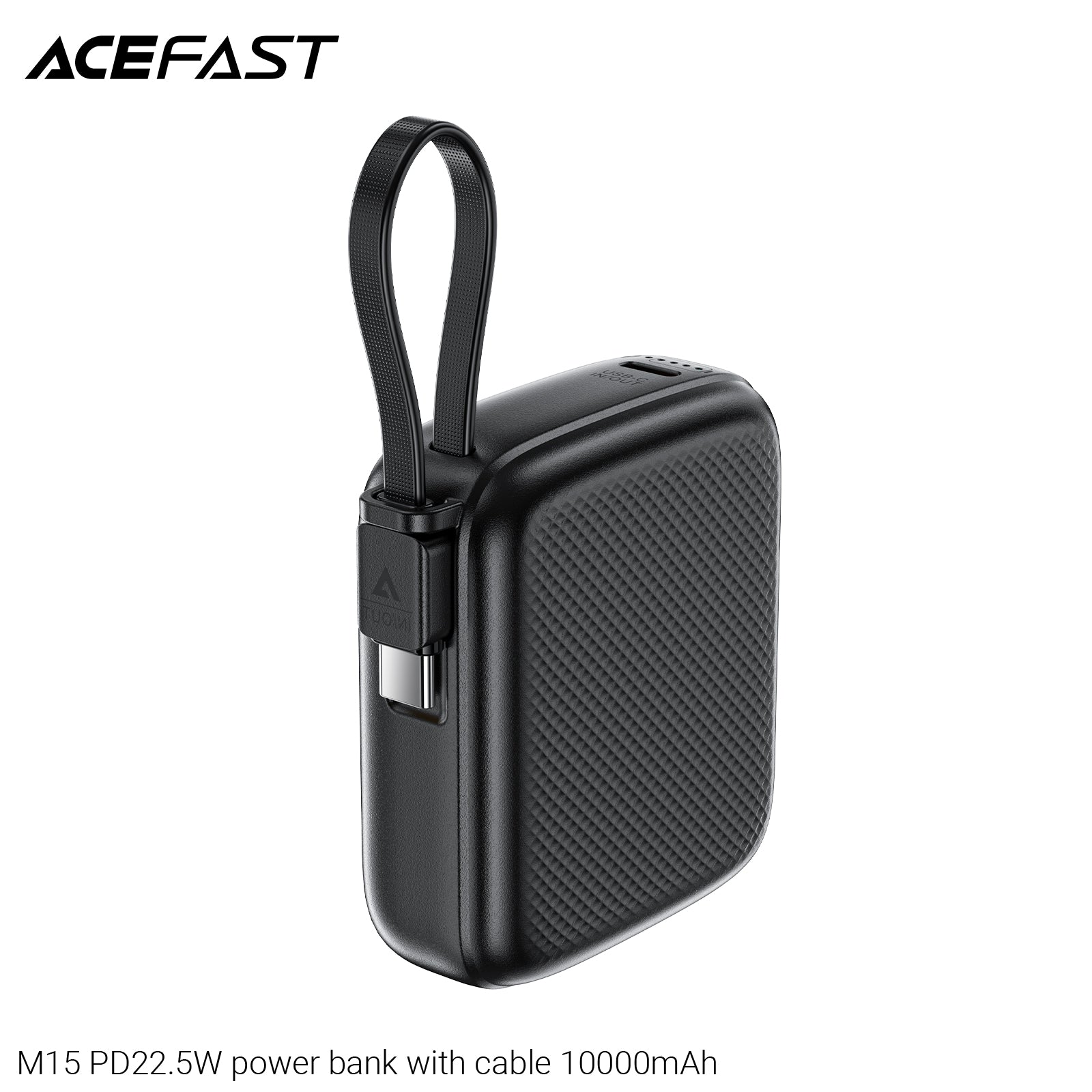 ACEFAST M15 PD22.5W Power Bank with Cable 10000mAh