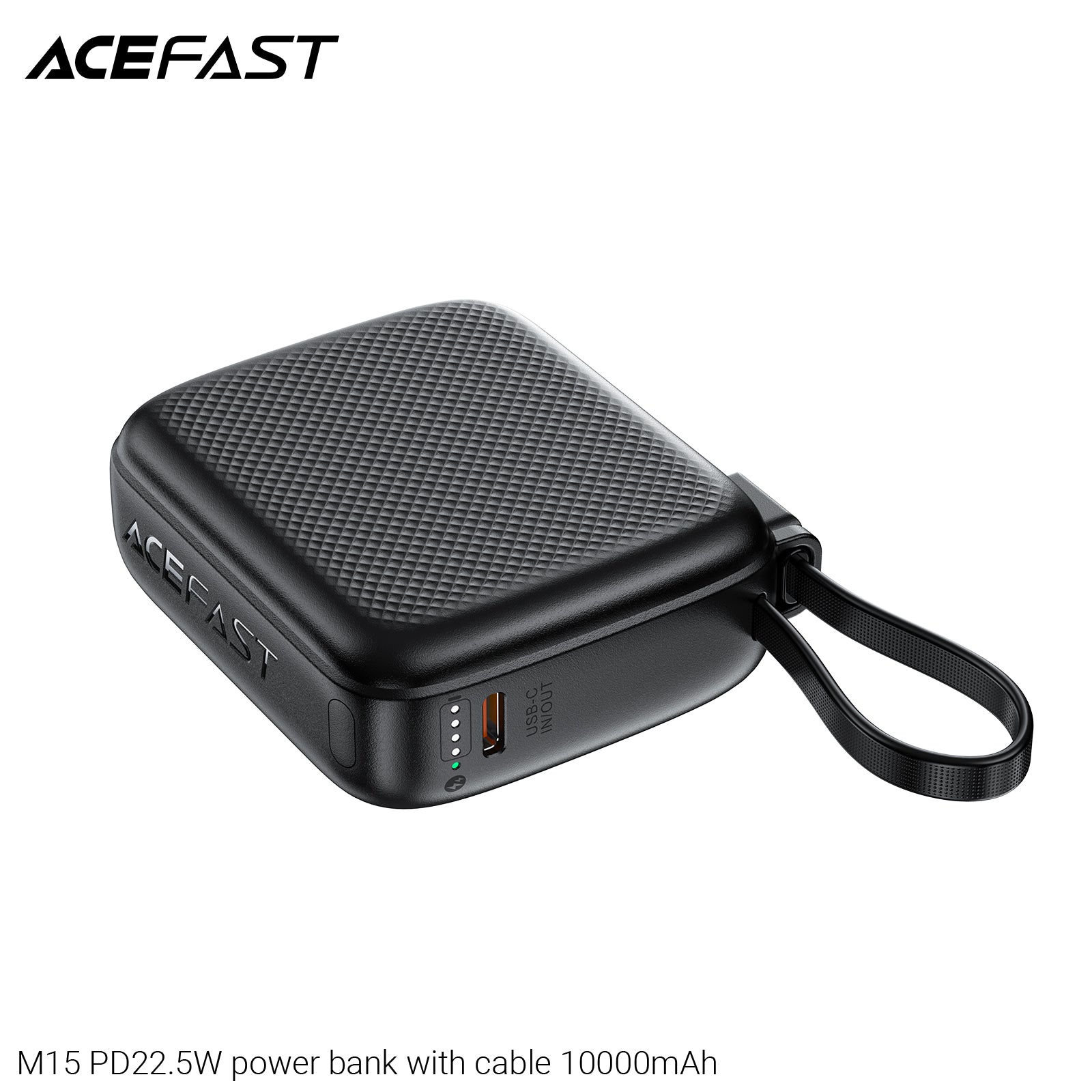 ACEFAST M15 PD22.5W Power Bank with Cable 10000mAh
