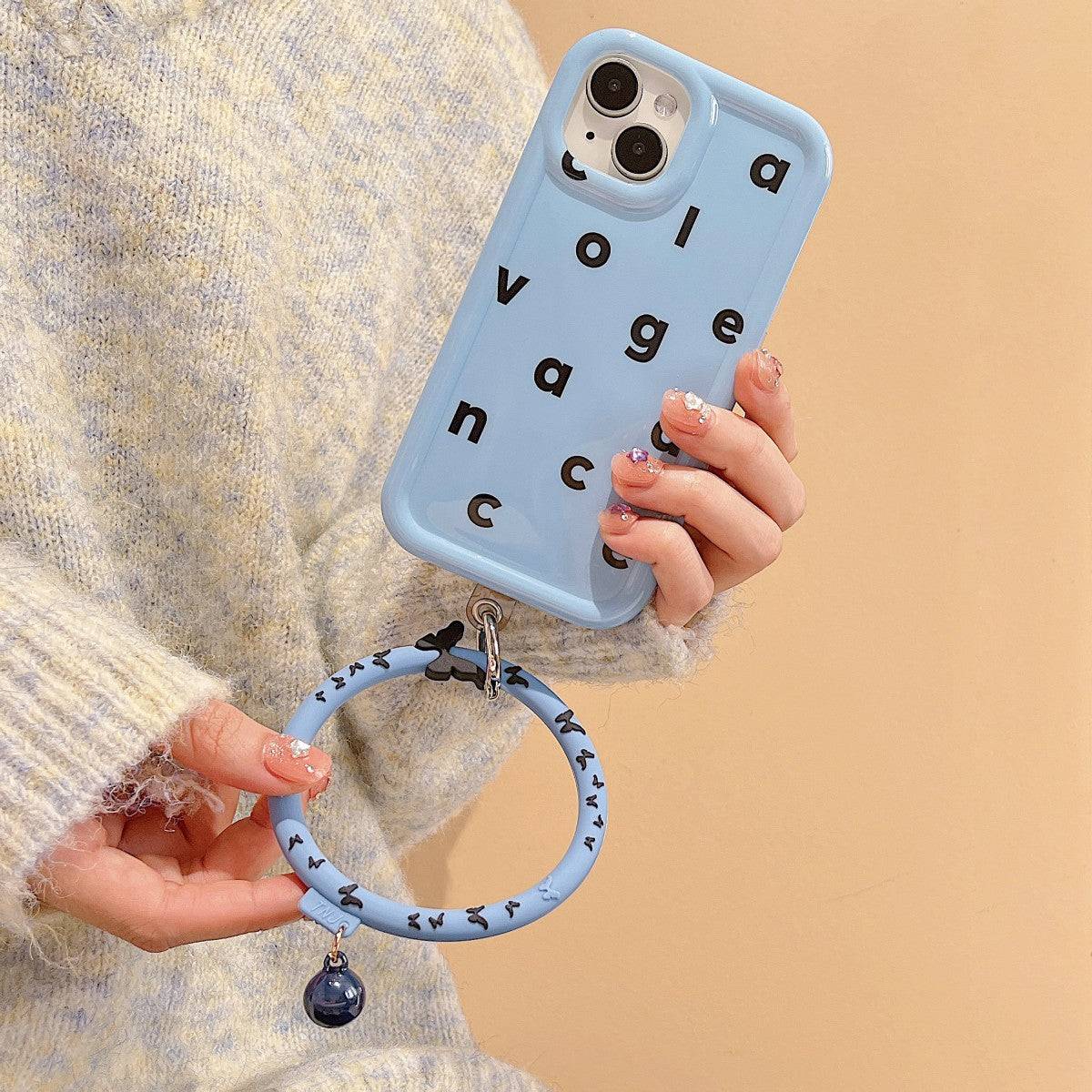 Cartoon Hoop Universal Silicone Phone Wrist Lanyard - Hugmie