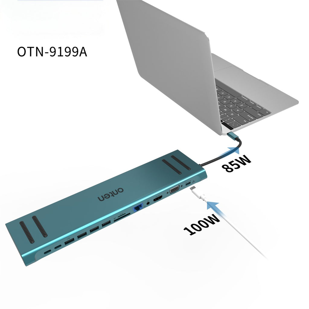Onten 9199A 13 in 1 Type-C Multi-Function Docking Station - Hugmie