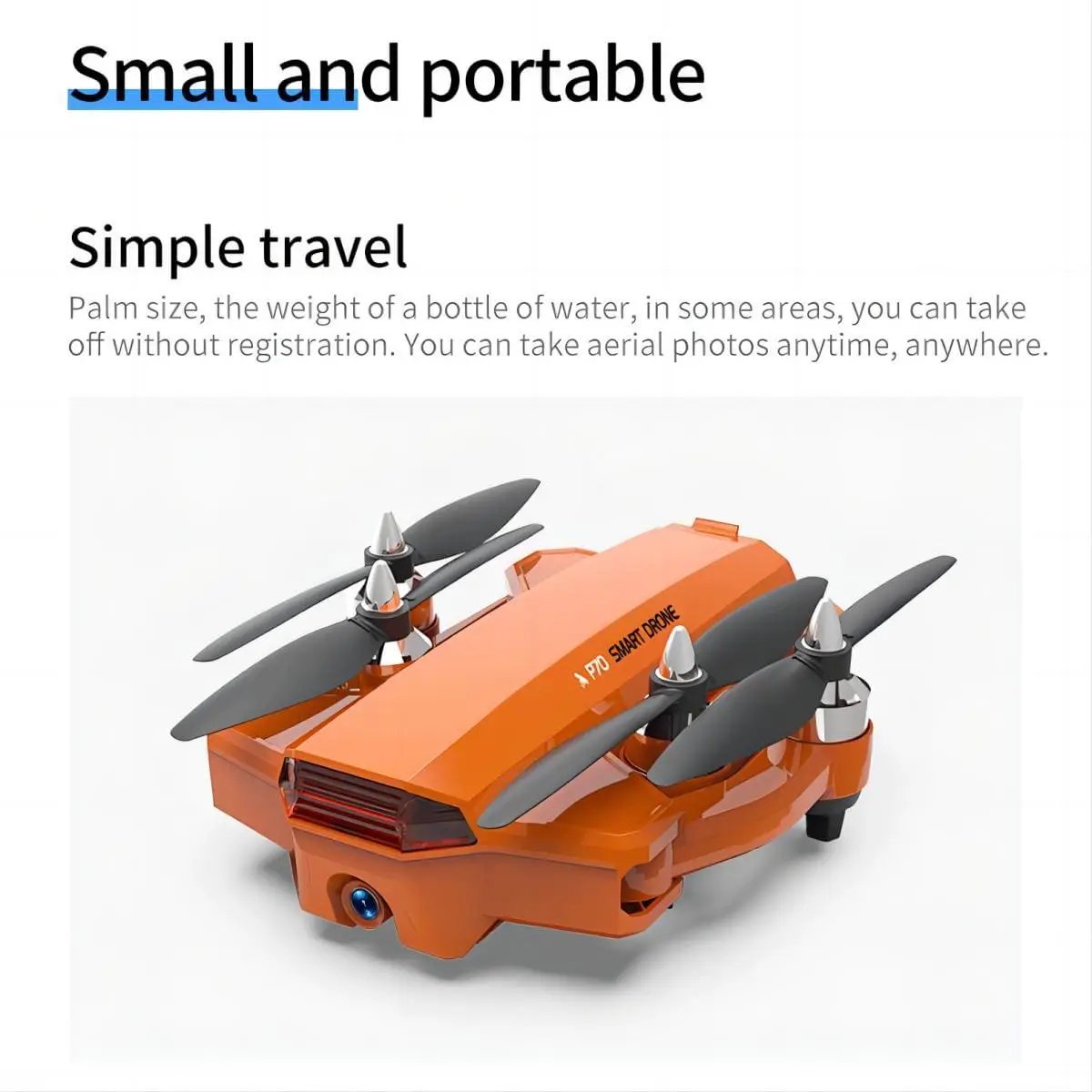 P70 EIS Anti-shake Smart GPS Drone - Hugmie
