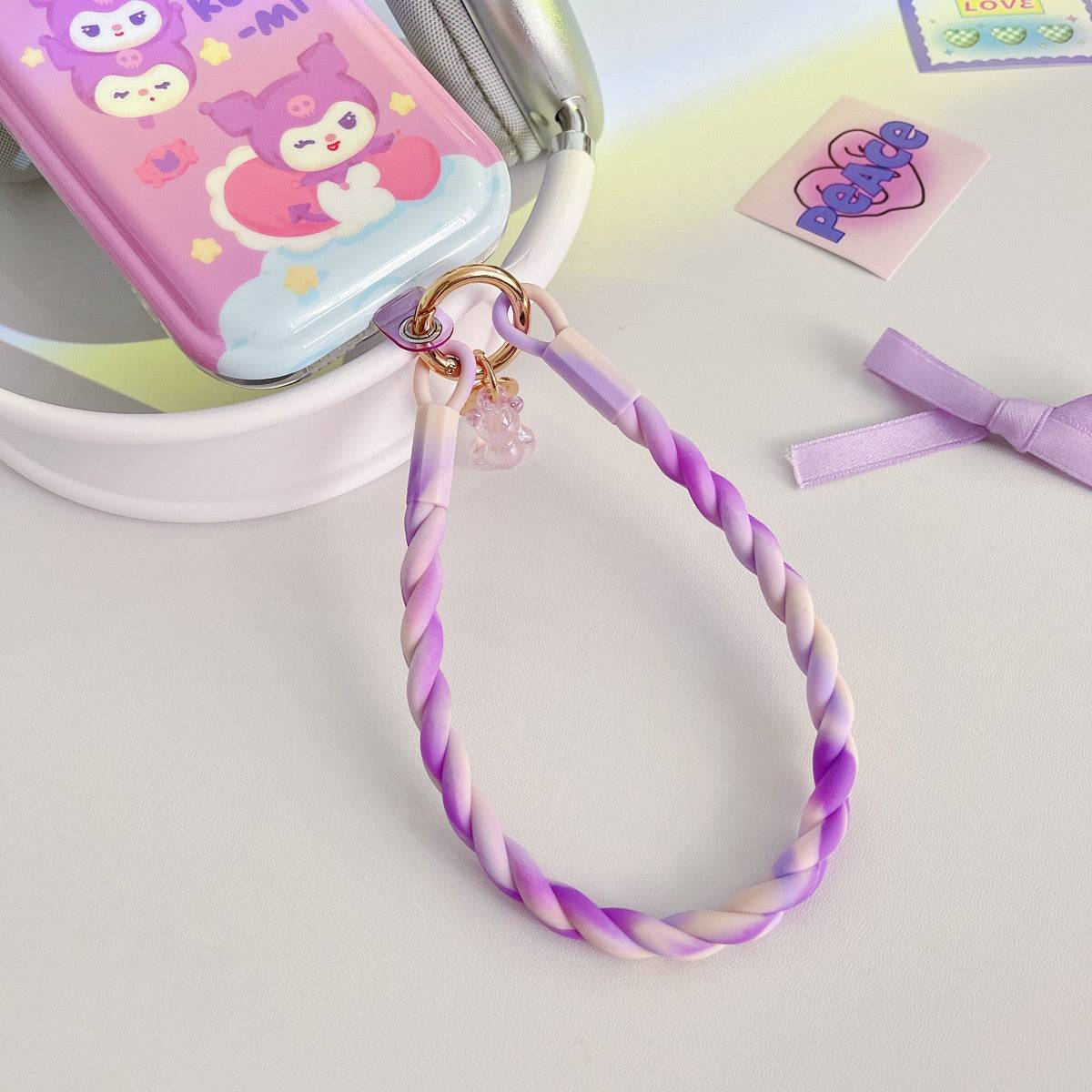 Luminous Bear Universal Silicone Phone Wrist Lanyard - Hugmie
