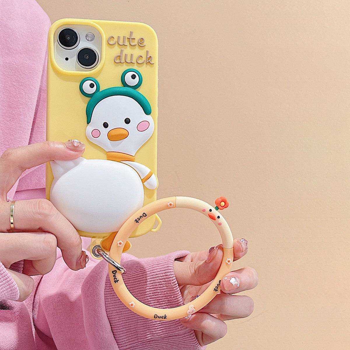 Cartoon Hoop Universal Silicone Phone Wrist Lanyard - Hugmie