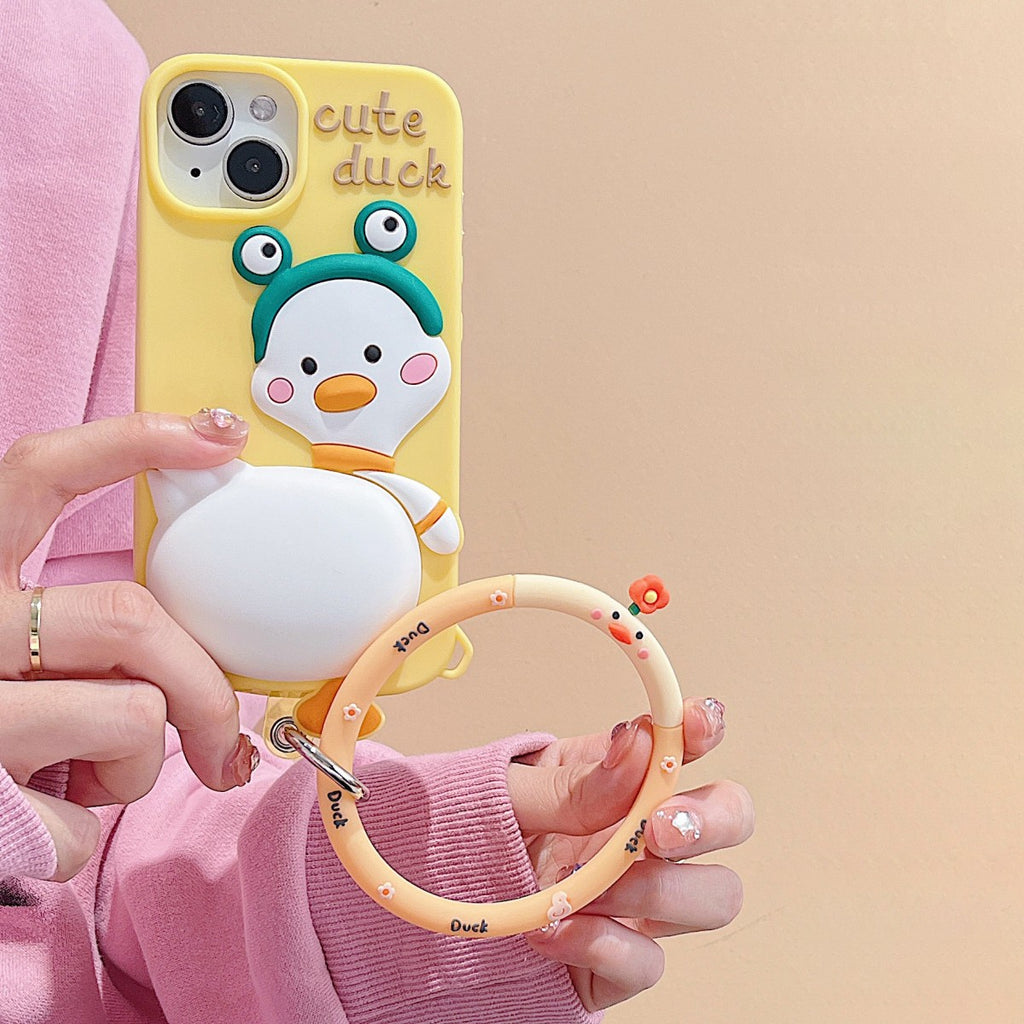 Cartoon Hoop Universal Silicone Phone Wrist Lanyard - Hugmie