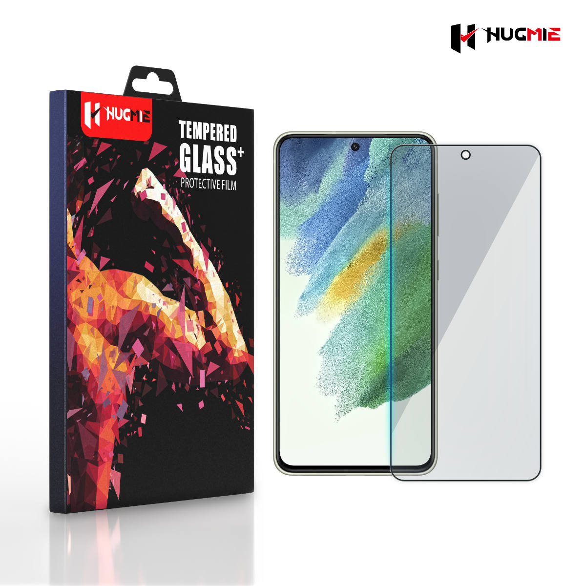 2x Hugmie Samsung Galaxy S21 FE Privacy Screen Protector