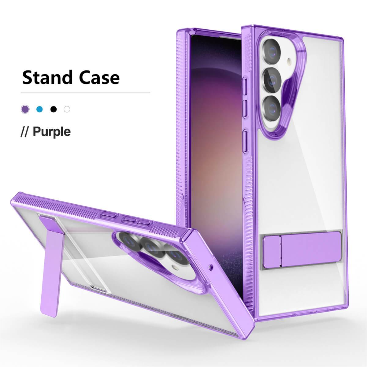 Samsung S23 Stand Case Crystal Clear | Hugmie