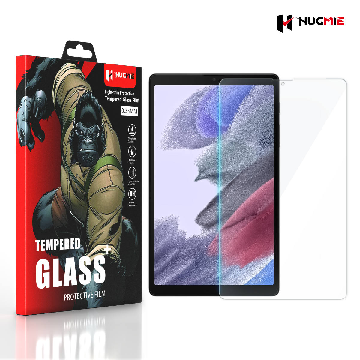 2x Hugmie Samsung Tab A7 Lite / T220 Glass Screen Protector
