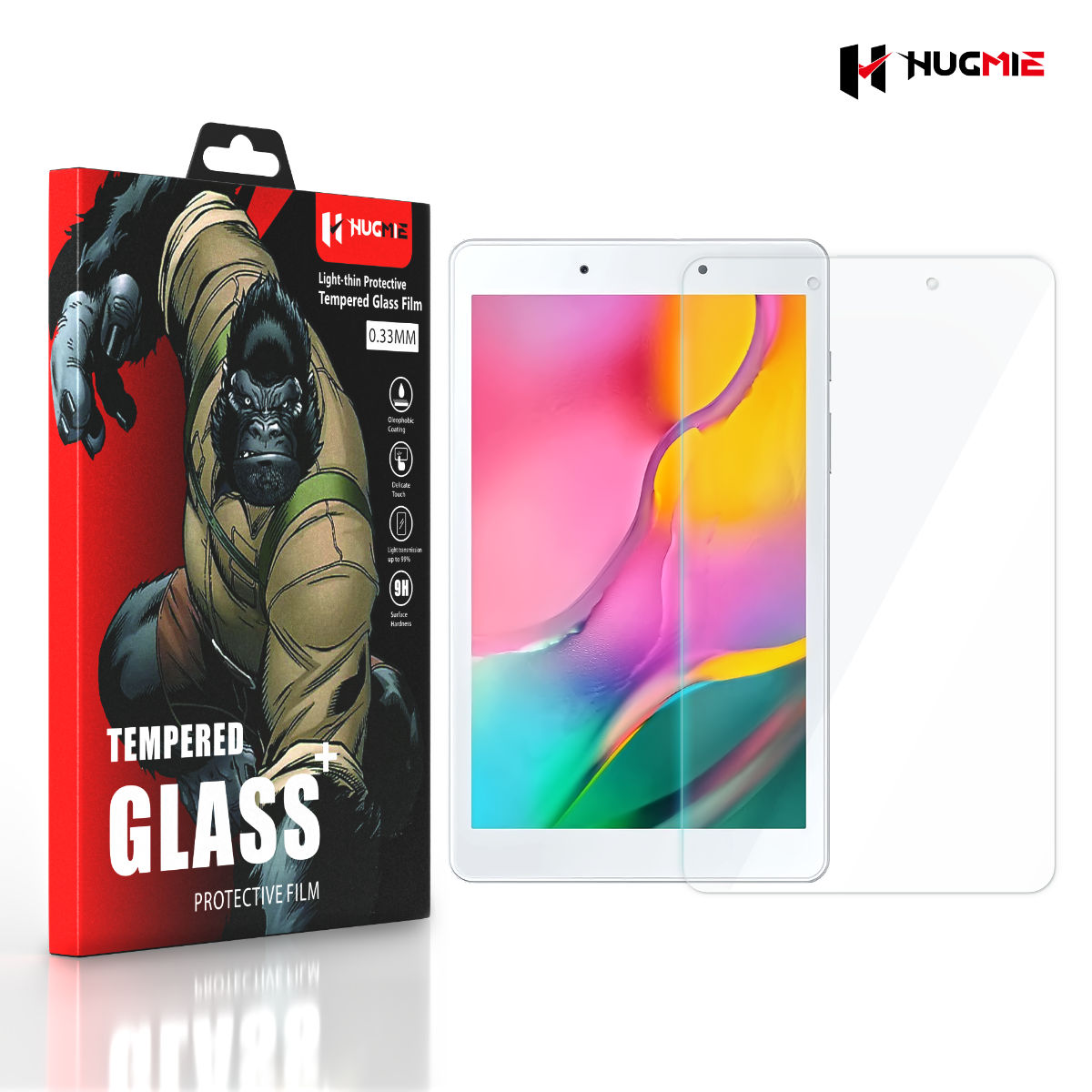 2x Samsung Tab T290 Glass Screen Protector | Hugmie