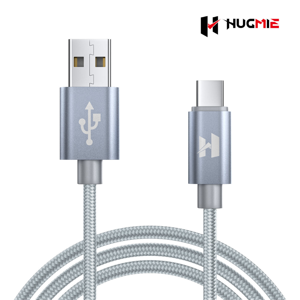 Hugmie USB-A to Type-C Cable 1.2M Grey