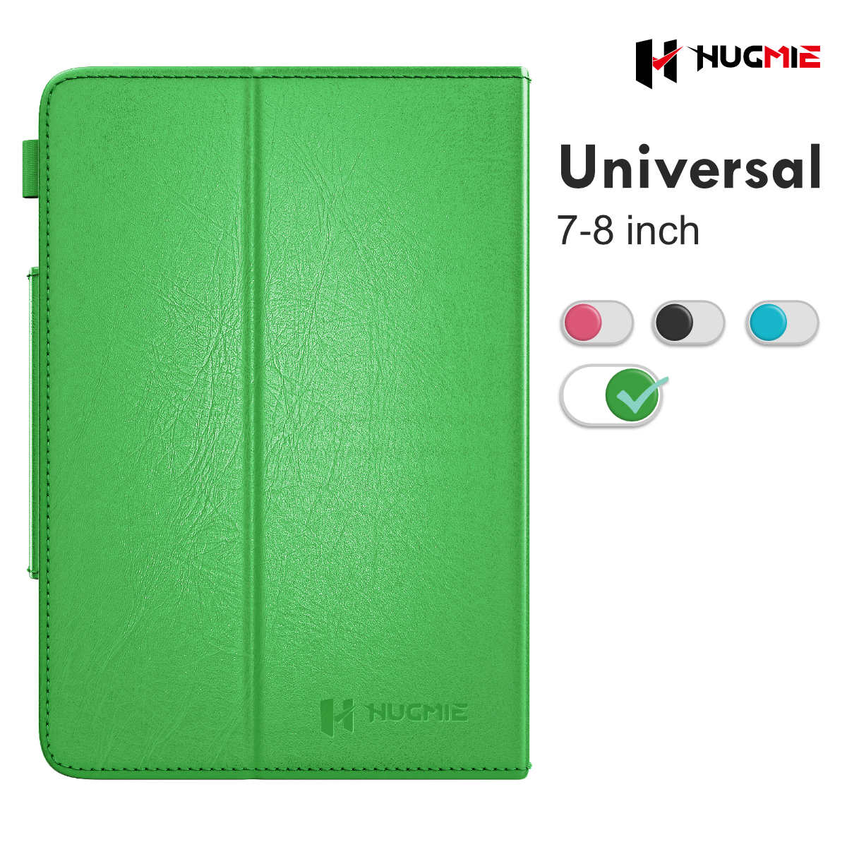 Universal 7-8 inch Tablet Leather Folio Case | Hugmie