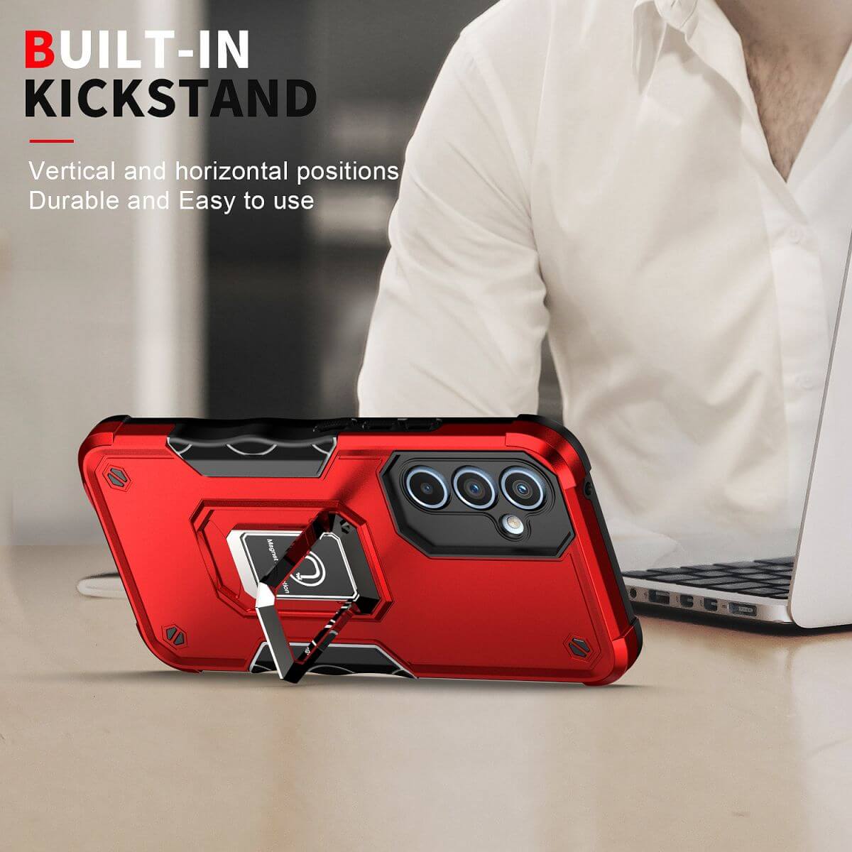 Pop Stand Series Samsung A54 4G/5G Magnetic Stand Case