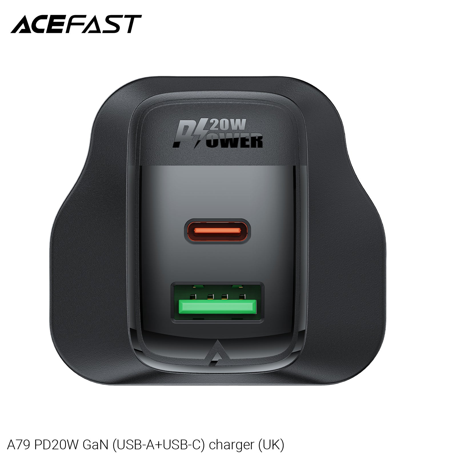 ACEFAST A79 PD20W GaN (USB-A+USB-C) Charger