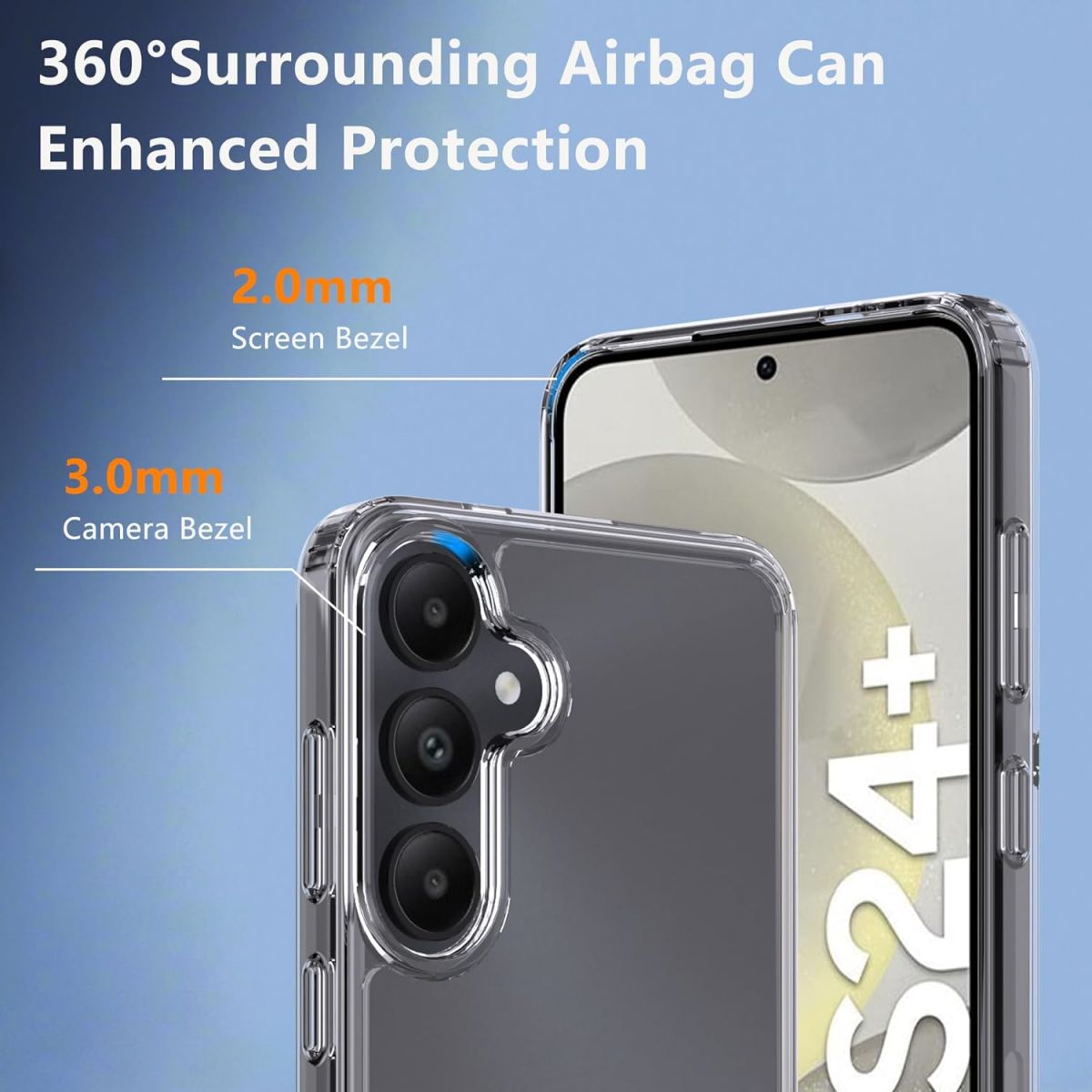 Air Armor Series Samsung Clear Phone Case | Hugmie