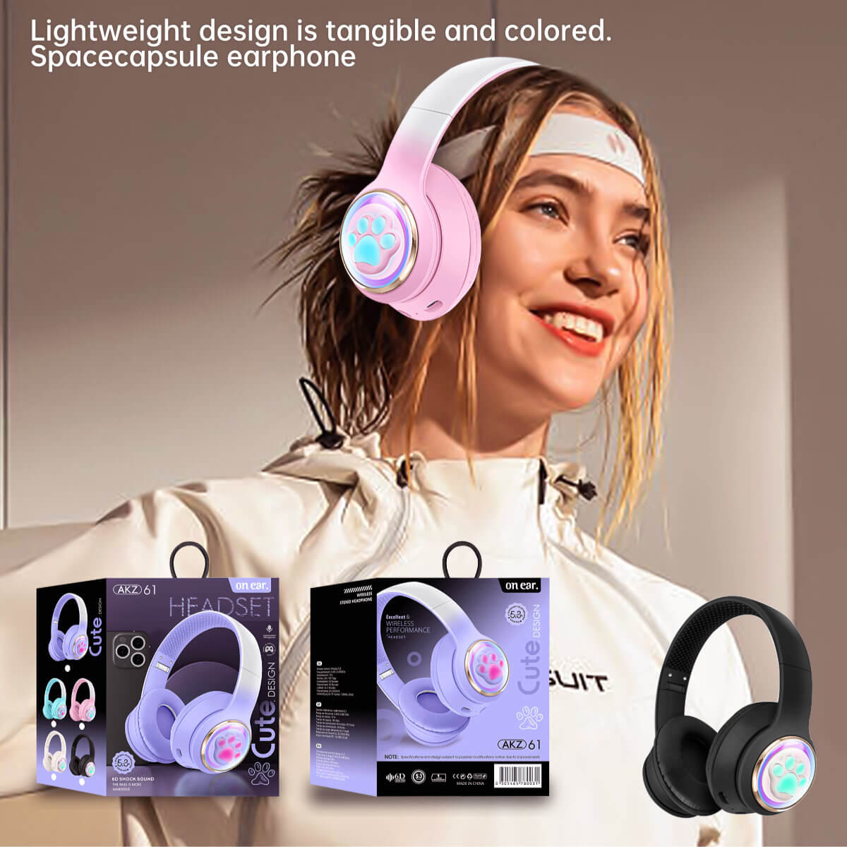 DMOOSTER D19 ANC Bluetooth Headphones Hugmie Ireland DMOOSTER D19 ANC Bluetooth Headphones Hugmie Ireland
