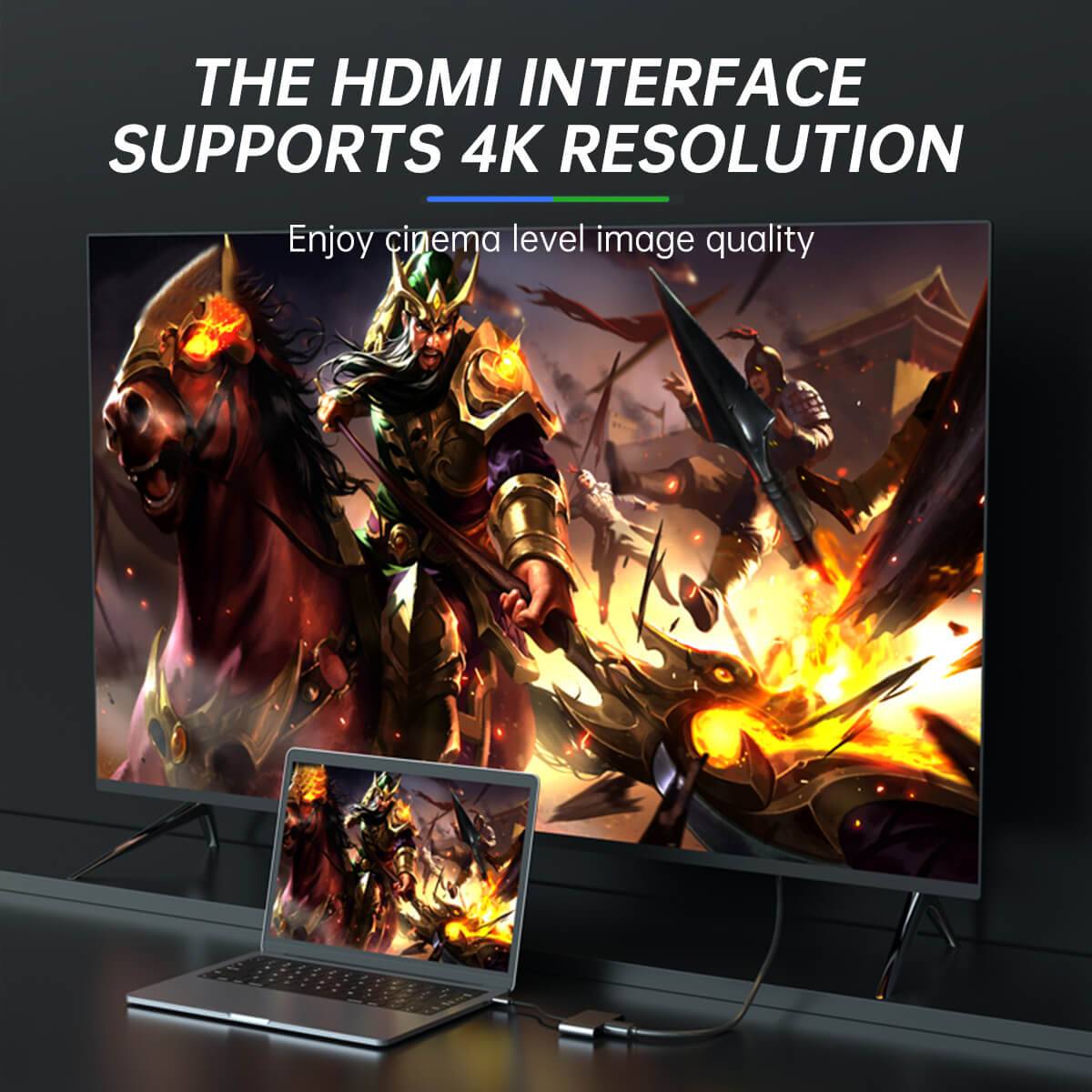 The HDMI interface of the Amalink 9175D adapter supports 4K resolution, delivering cinema-level image quality for an immersive viewing experience.
