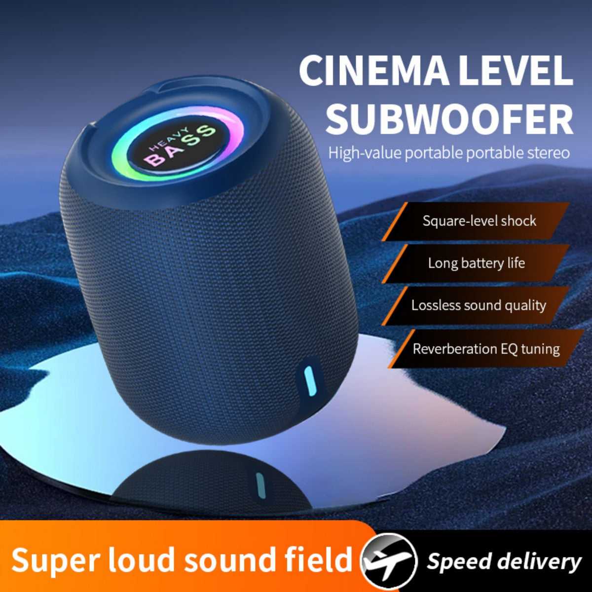 BASS-03 Portable Wireless Bluetooth Speaker