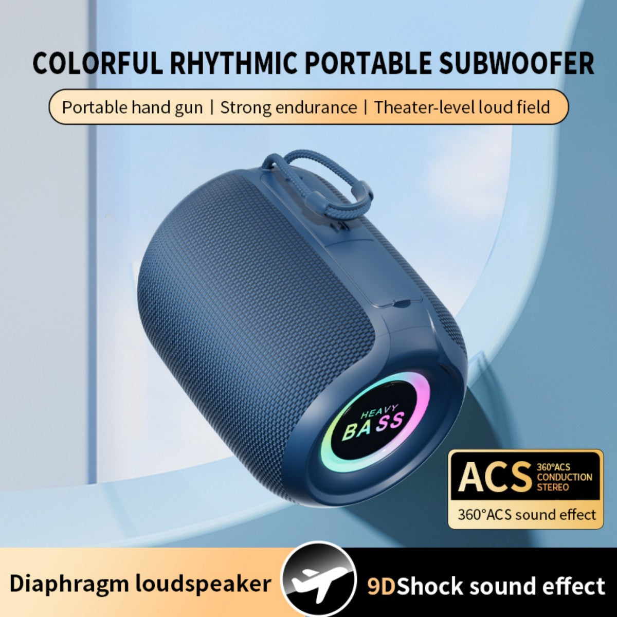 BASS-03 Portable Wireless Bluetooth Speaker