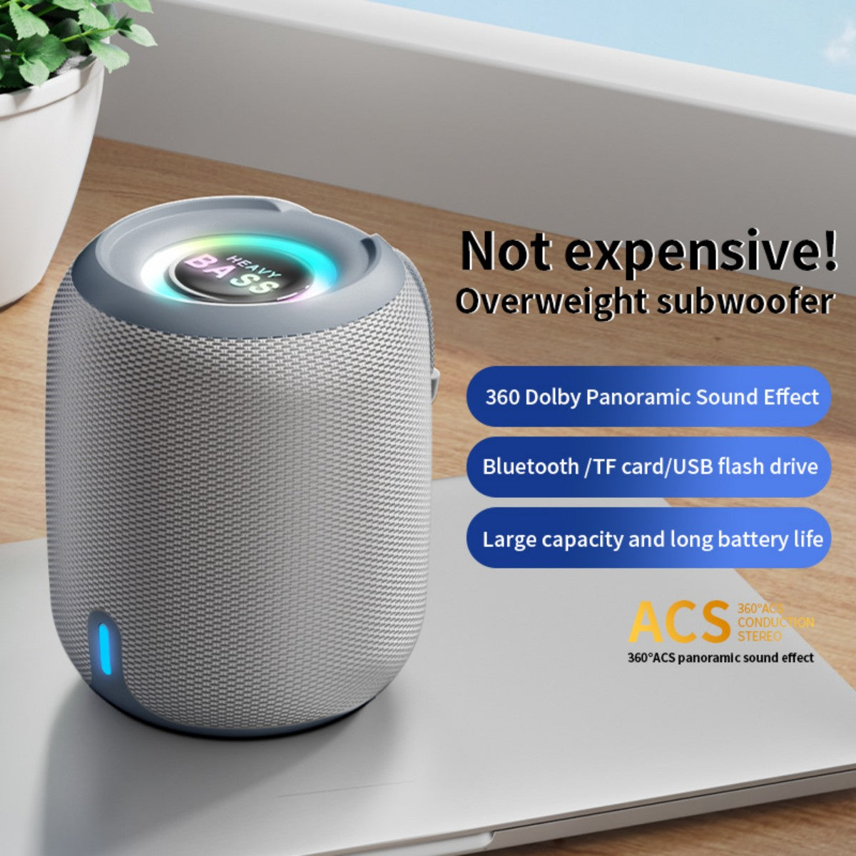 BASS-03 Portable Wireless Bluetooth Speaker