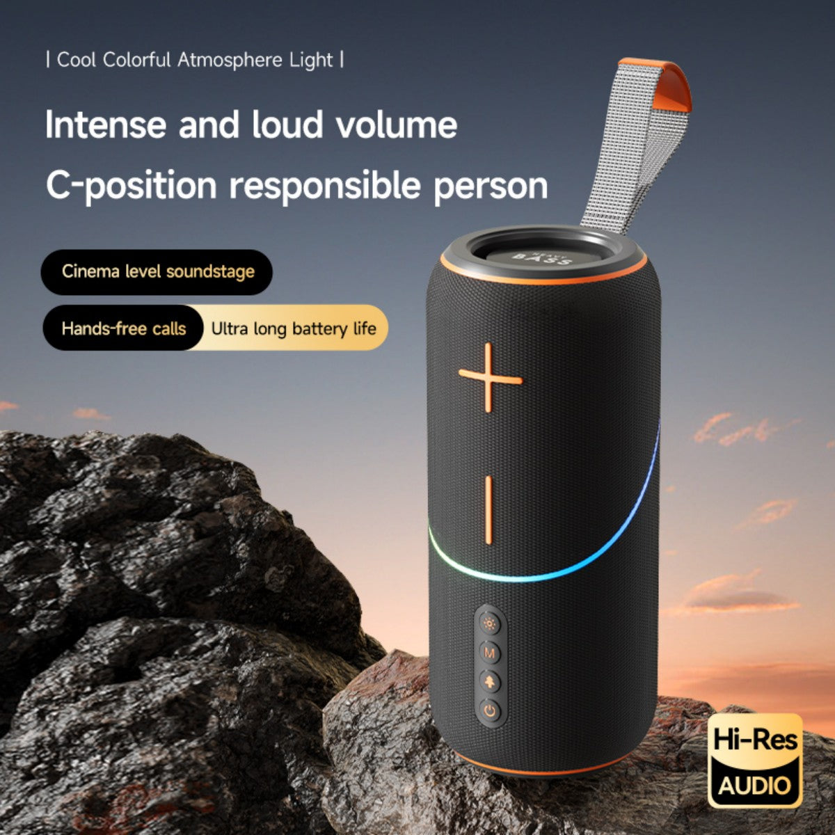 BASS-05 20W Portable Wireless Bluetooth Speaker