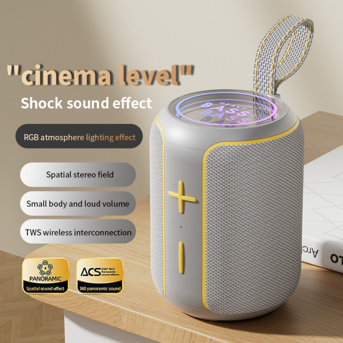 BASS-06 10W Portable Wireless Bluetooth Speaker