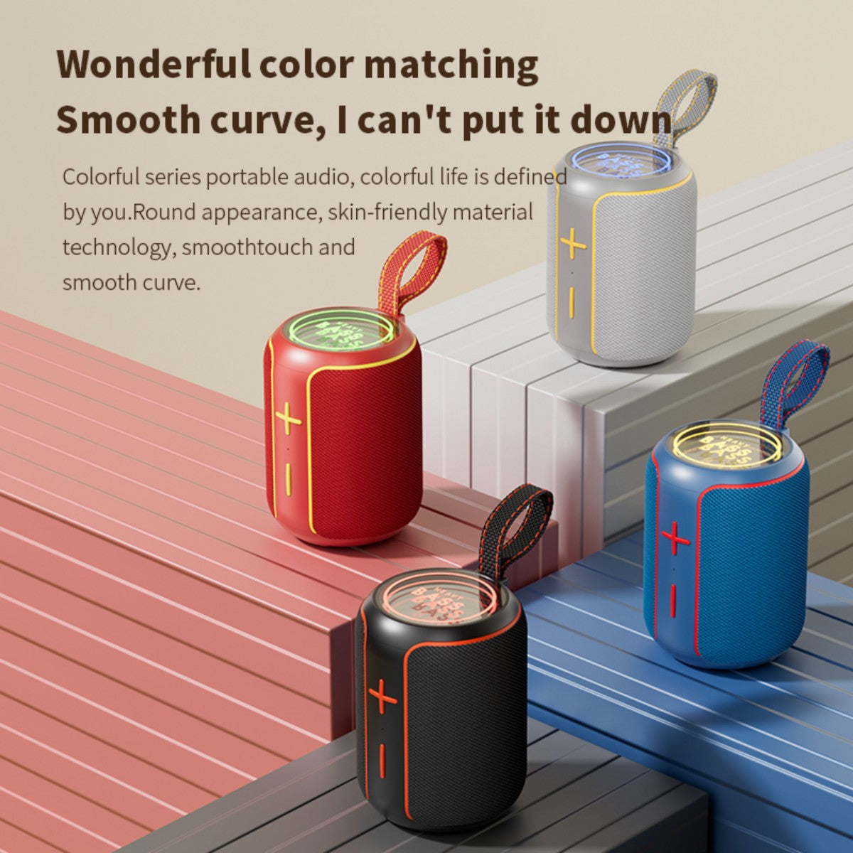 BASS-06 10W Portable Wireless Bluetooth Speaker