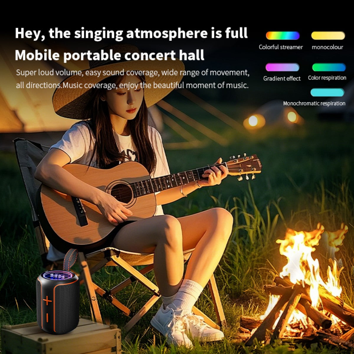 BASS-06 10W Portable Wireless Bluetooth Speaker