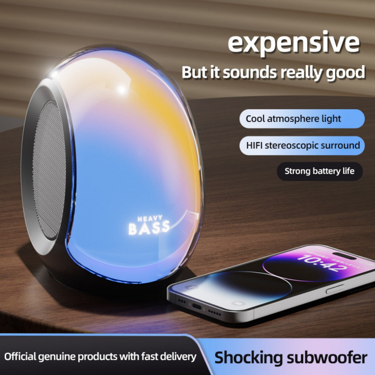 BASS-09 Portable Wireless Bluetooth Speaker
