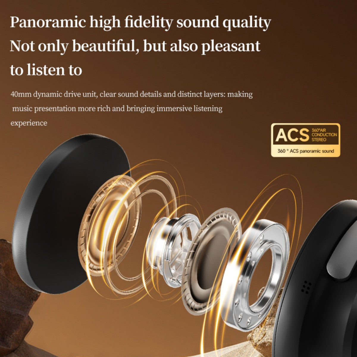 BASS-100 ANC Wireless Headphones