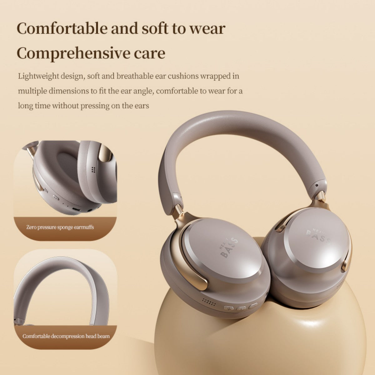 BASS-100 ANC Wireless Headphones