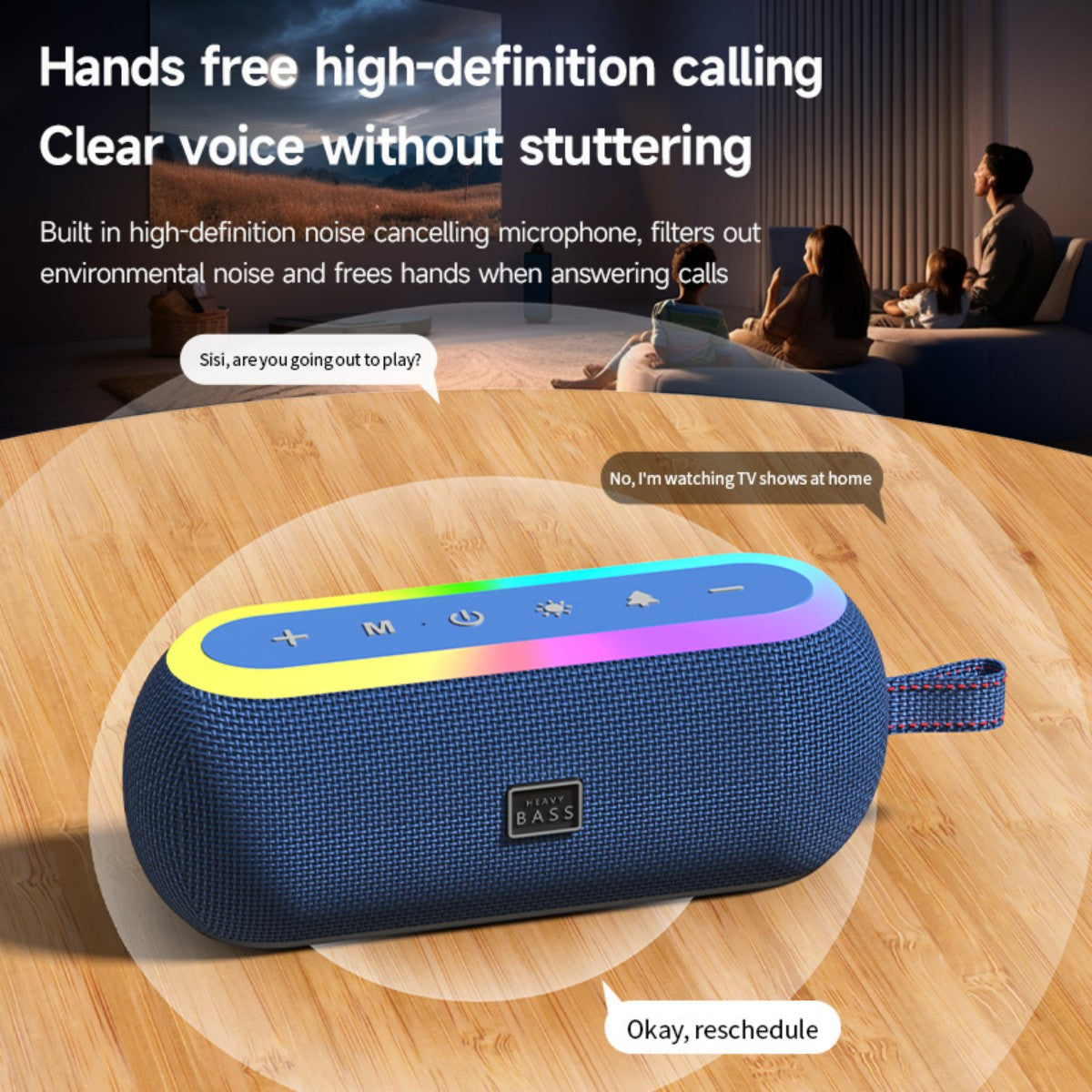 BASS-12 Portable Wireless Bluetooth Speaker Black