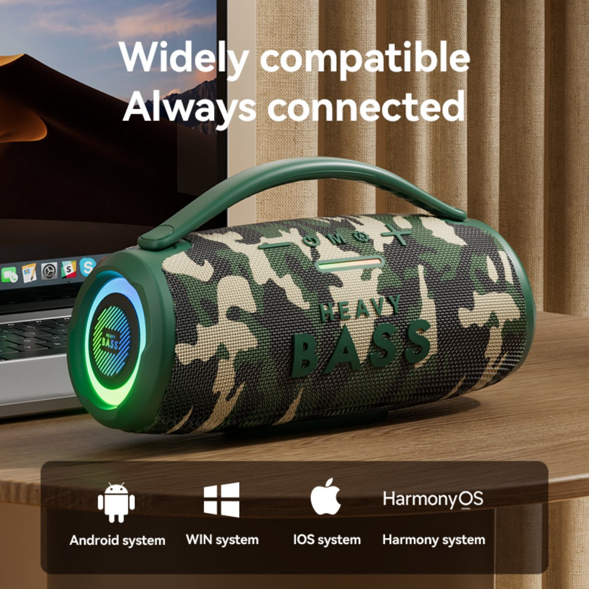 BASS-31 Portable Wireless Bluetooth Speaker