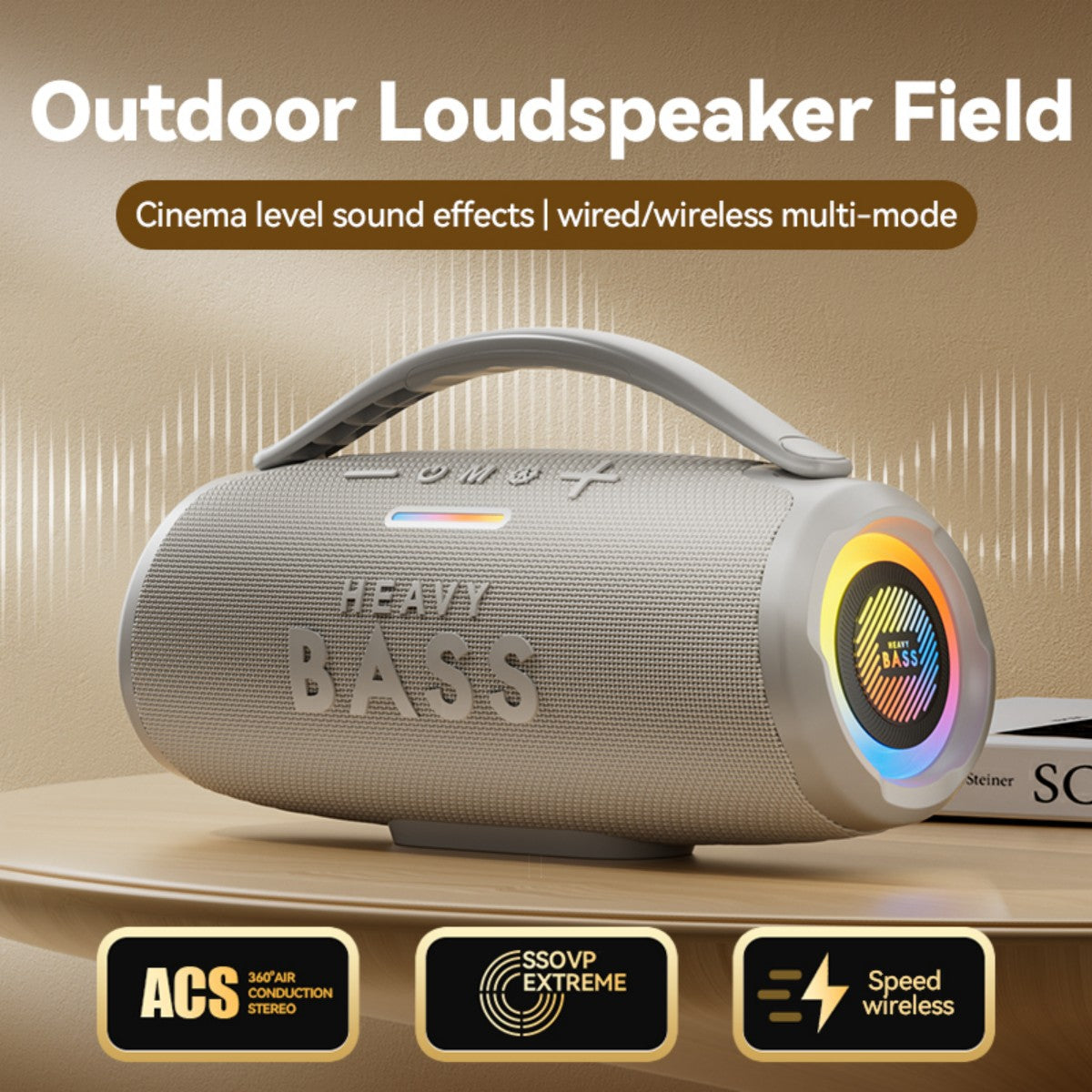 BASS-31 Portable Wireless Bluetooth Speaker
