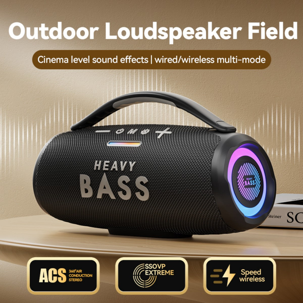 BASS-31 Portable Wireless Bluetooth Speaker