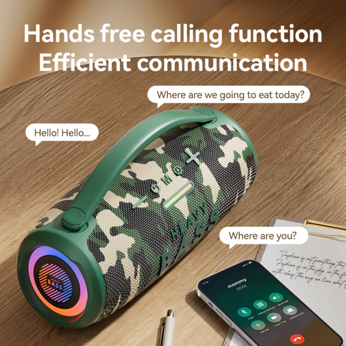 BASS-31 Portable Wireless Bluetooth Speaker