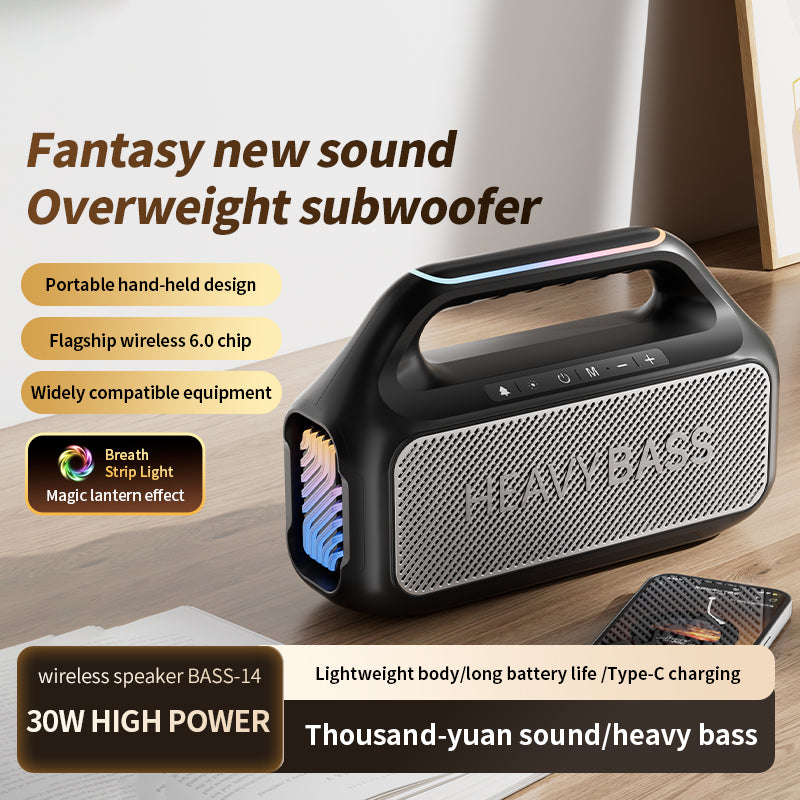BASS-14 Portable Bluetooth Speaker