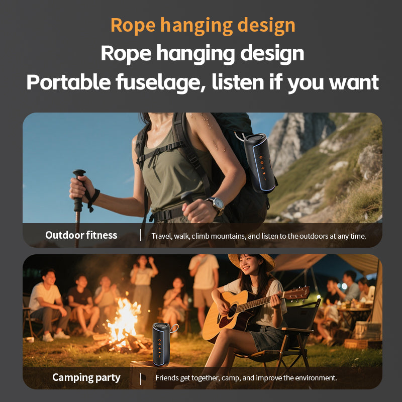 BASS-18 Portable Outdoor 20W Bluetooth Speaker