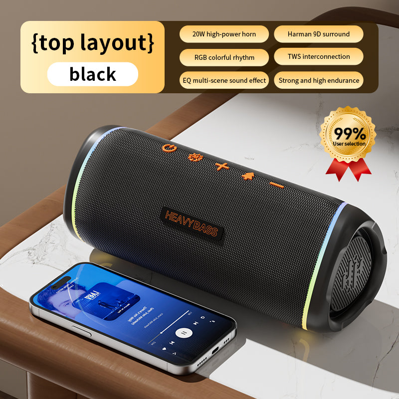 BASS-18 Portable Outdoor 20W Bluetooth Speaker