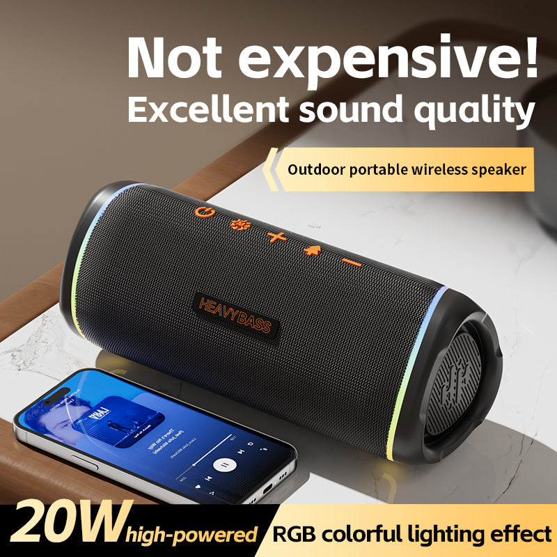 BASS-18 Portable Outdoor 20W Bluetooth Speaker