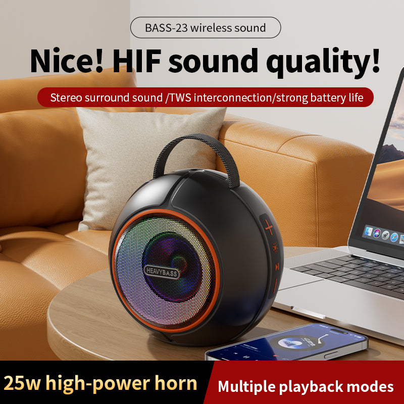 BASS-23 Portable 25W Bluetooth Speaker