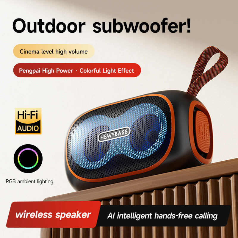 BASS-24 Pro Portable Outdoor Wireless Bluetooth Speaker