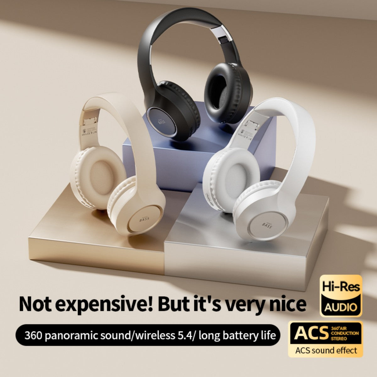 BASS-300 Wireless Headphones