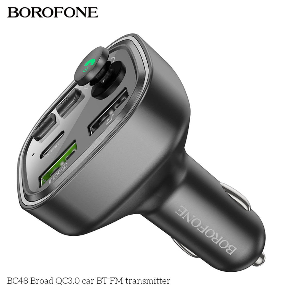 BOROFONE BC48 Broad QC3.0 Car BT FM Transmitter